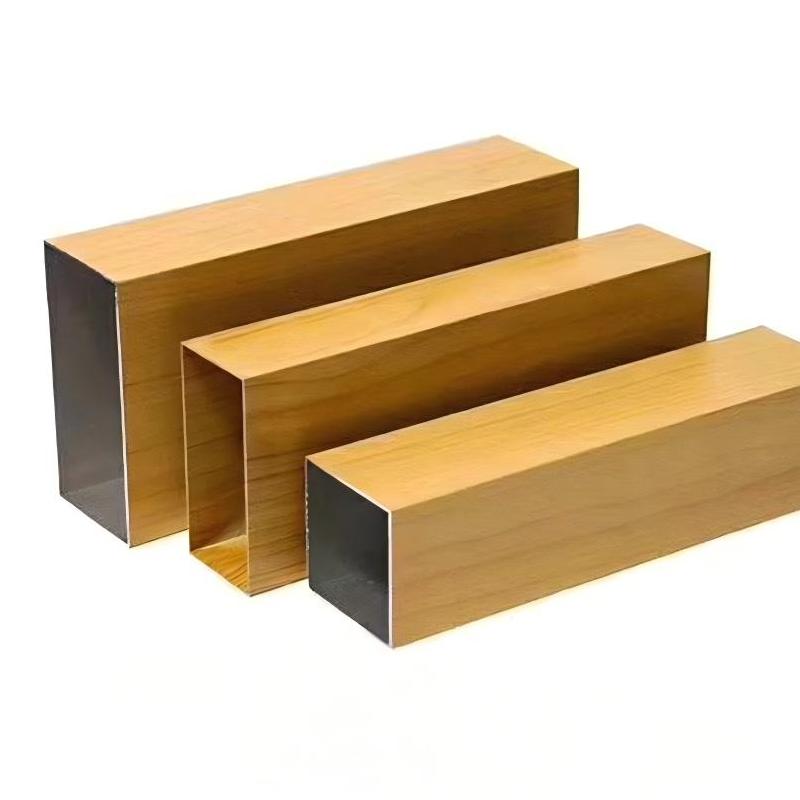 Алюминиевый профиль с переносом текстуры древесины для столбов ограждения - наружное запатентованное покрытие от ржавчины и мороза.5